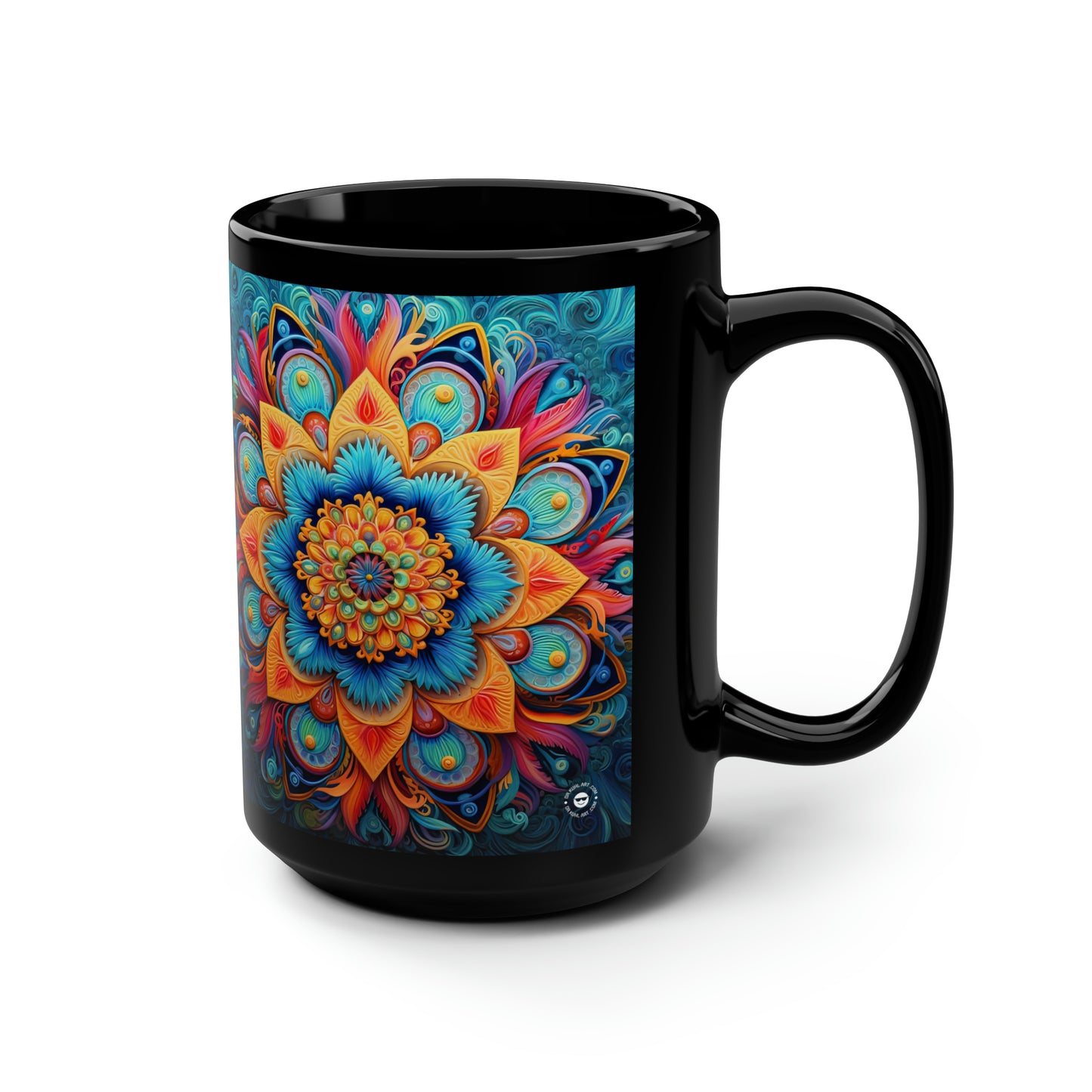 Floral Mandala - Mug Art