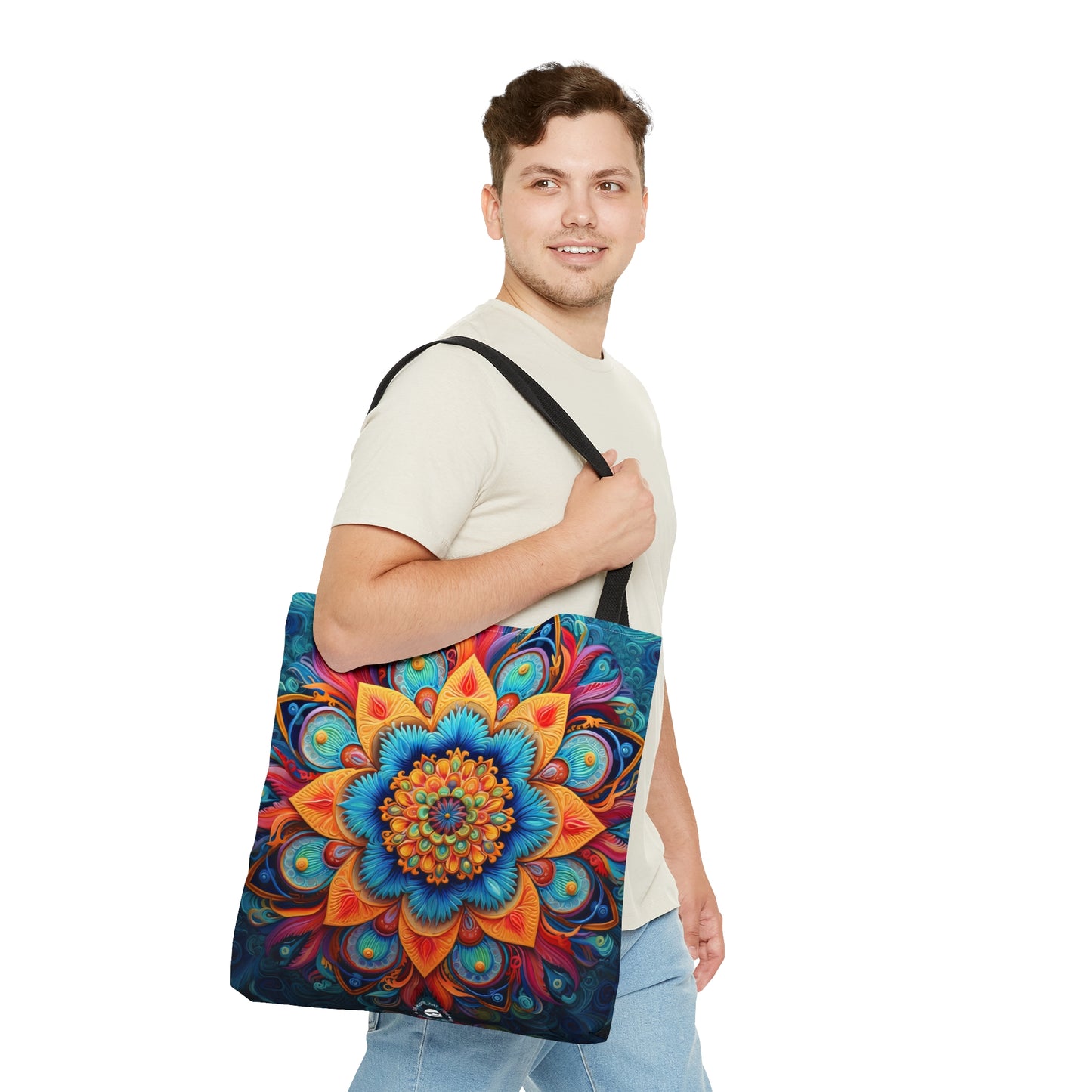 Floral Mandala - Artistic Tote Bag