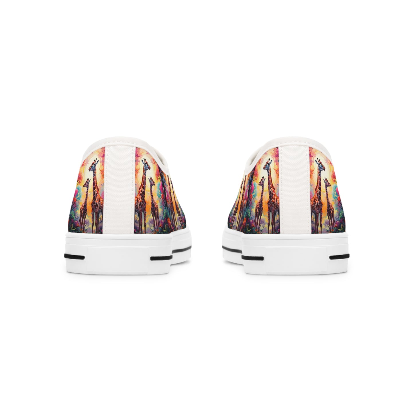 Giraffe Sunrise - Women's Sneakers