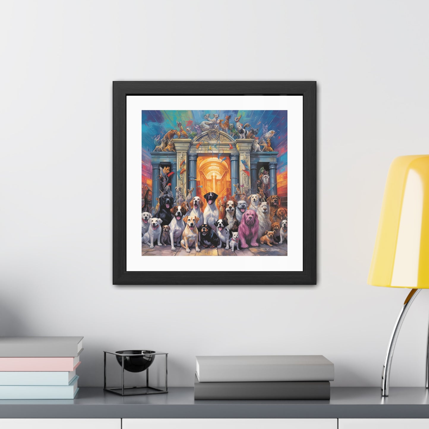 Welcome to the Pearly Gates - Framed Fine Art Print