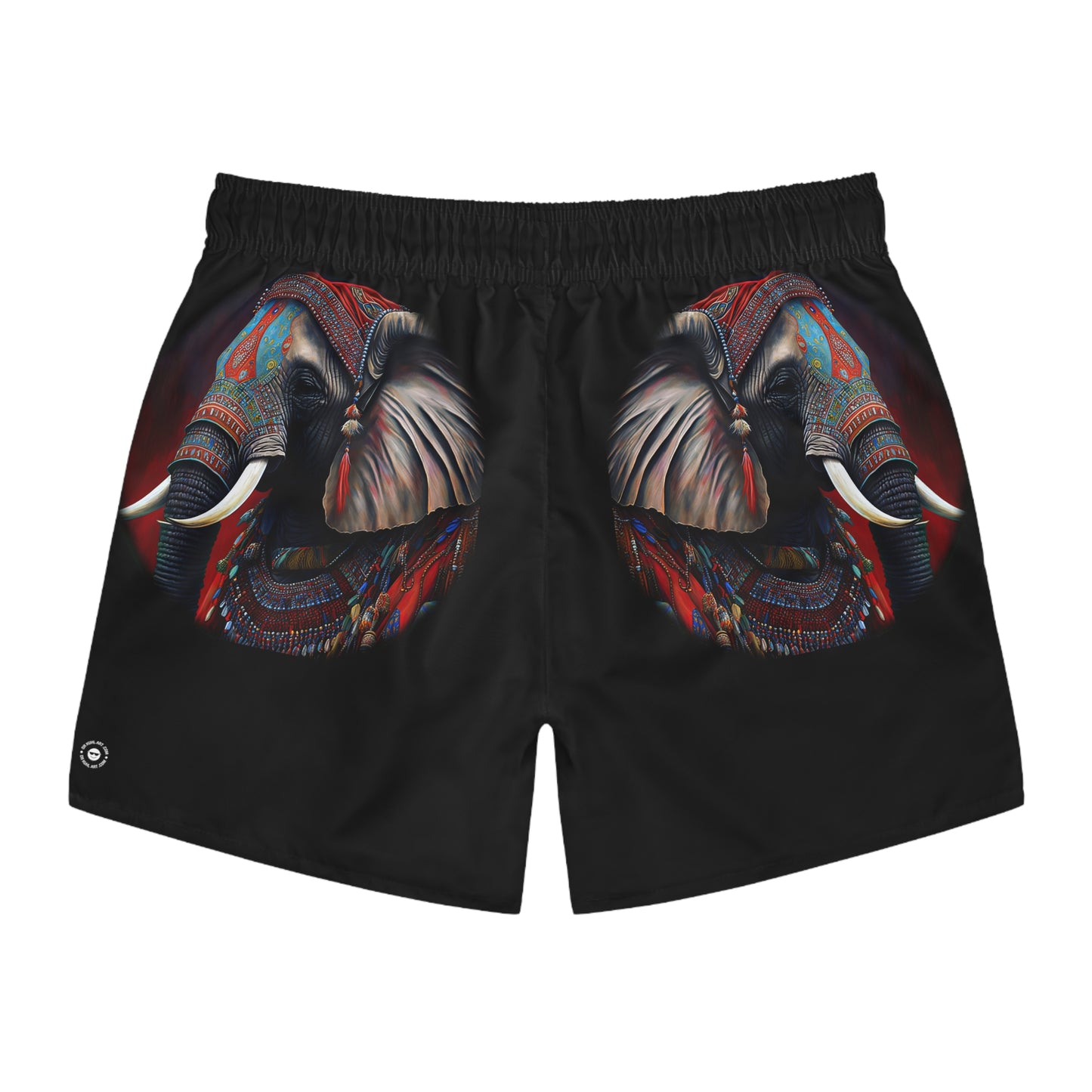 Elephant King - Artsy Swim Trunks