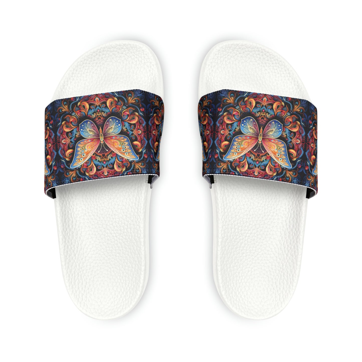 Butterfly Mandala - Men's Slides