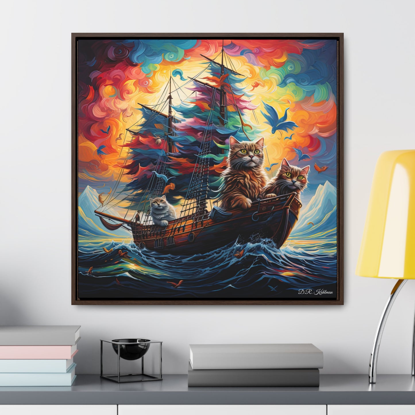 Sea Cats on Canvas