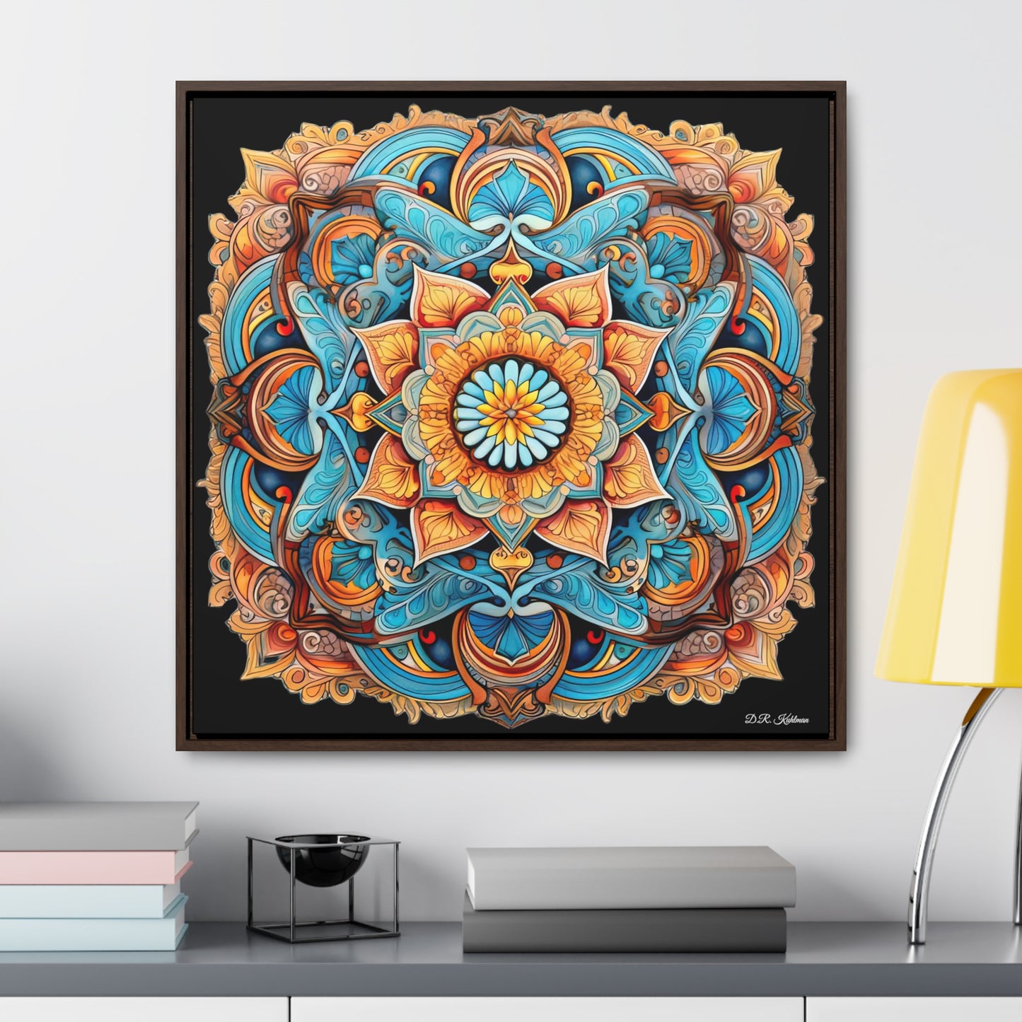 Winged Mandala on Canvas