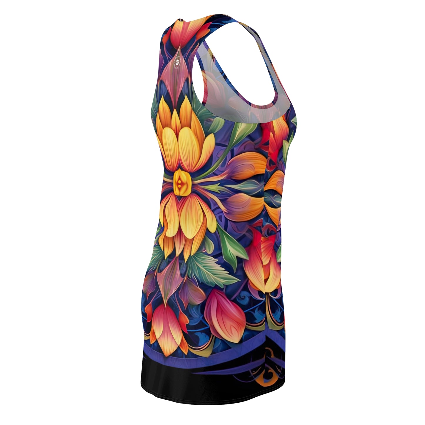 Tulip Mandala - Artistic Racerback Dress