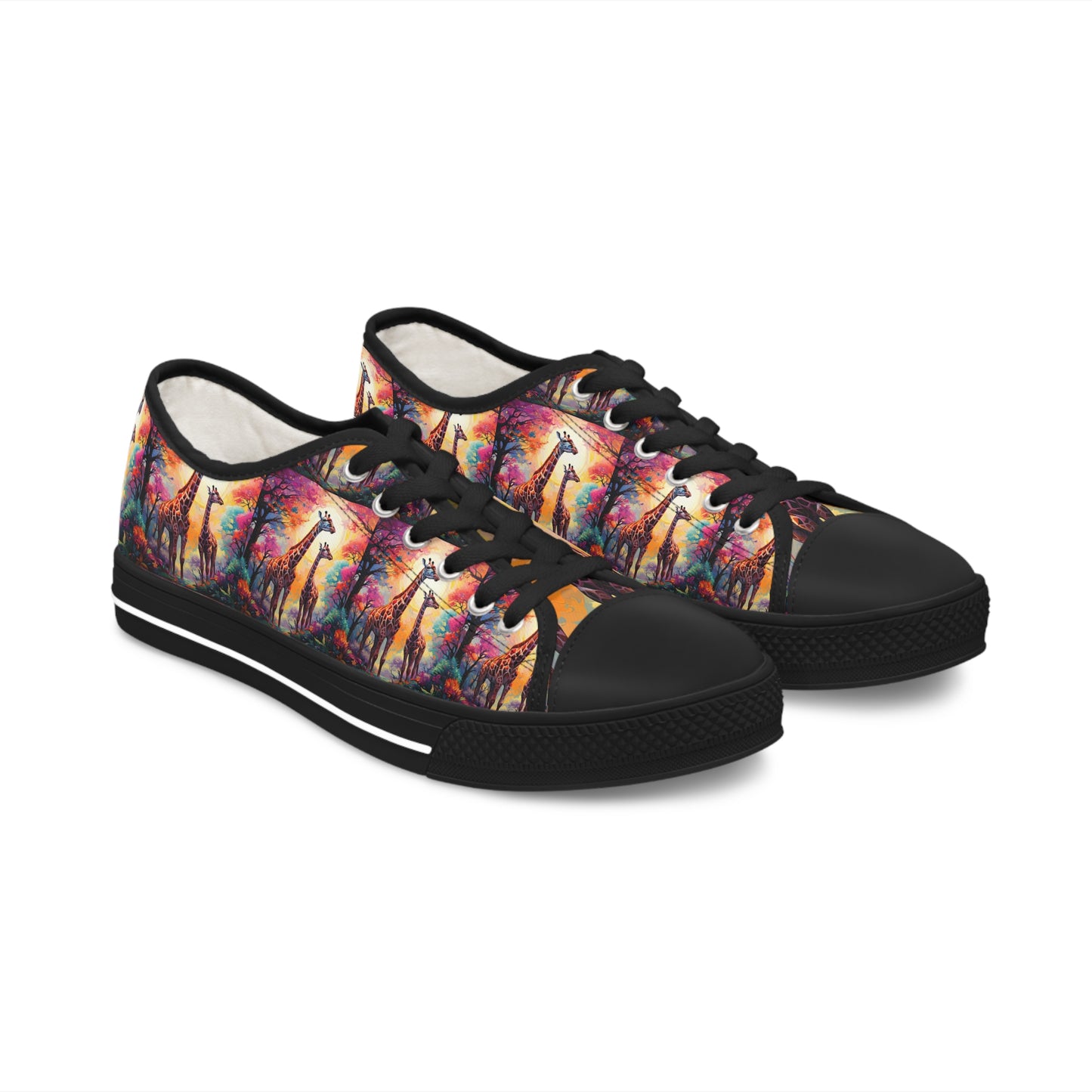 Giraffe Sunrise - Women's Sneakers