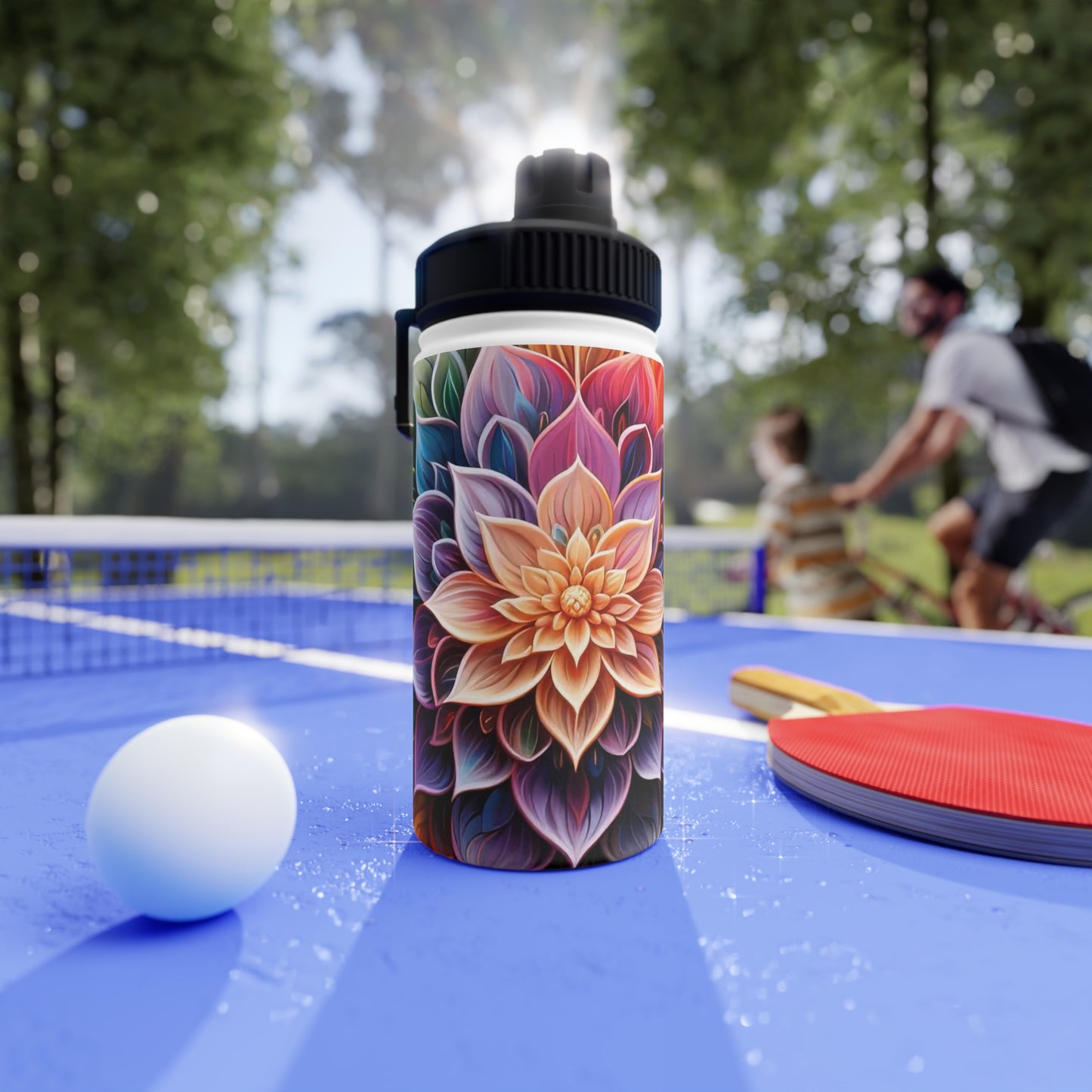 Lotus Mandala - Water Bottle