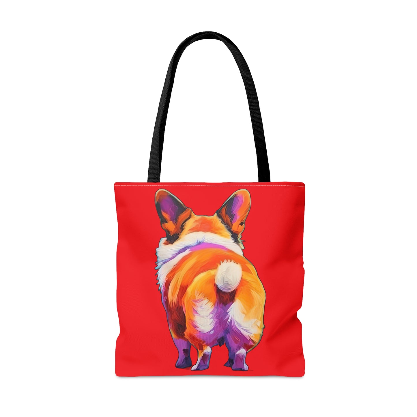 Corgi Butt in Red - Artistic Tote Bag