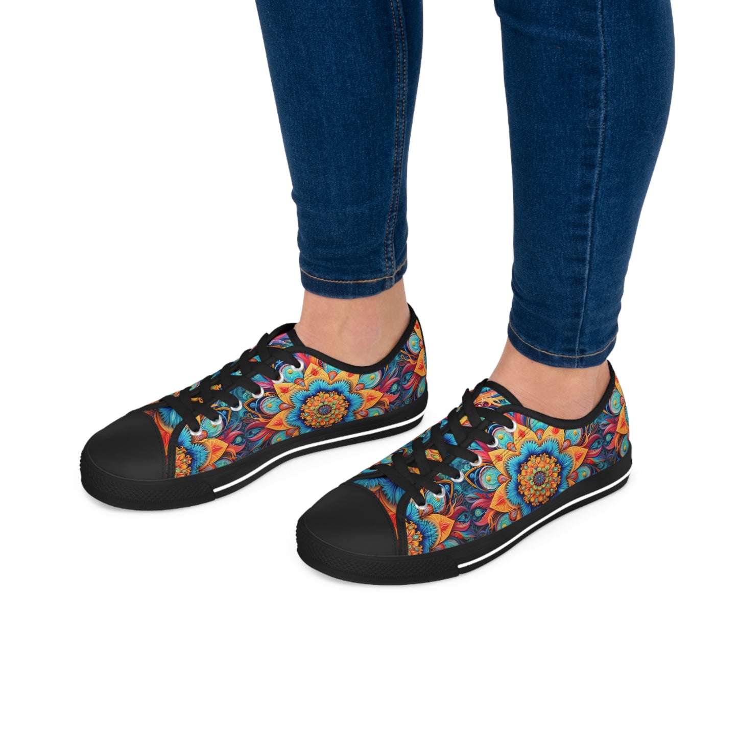 Floral Mandala - Women's Sneakers