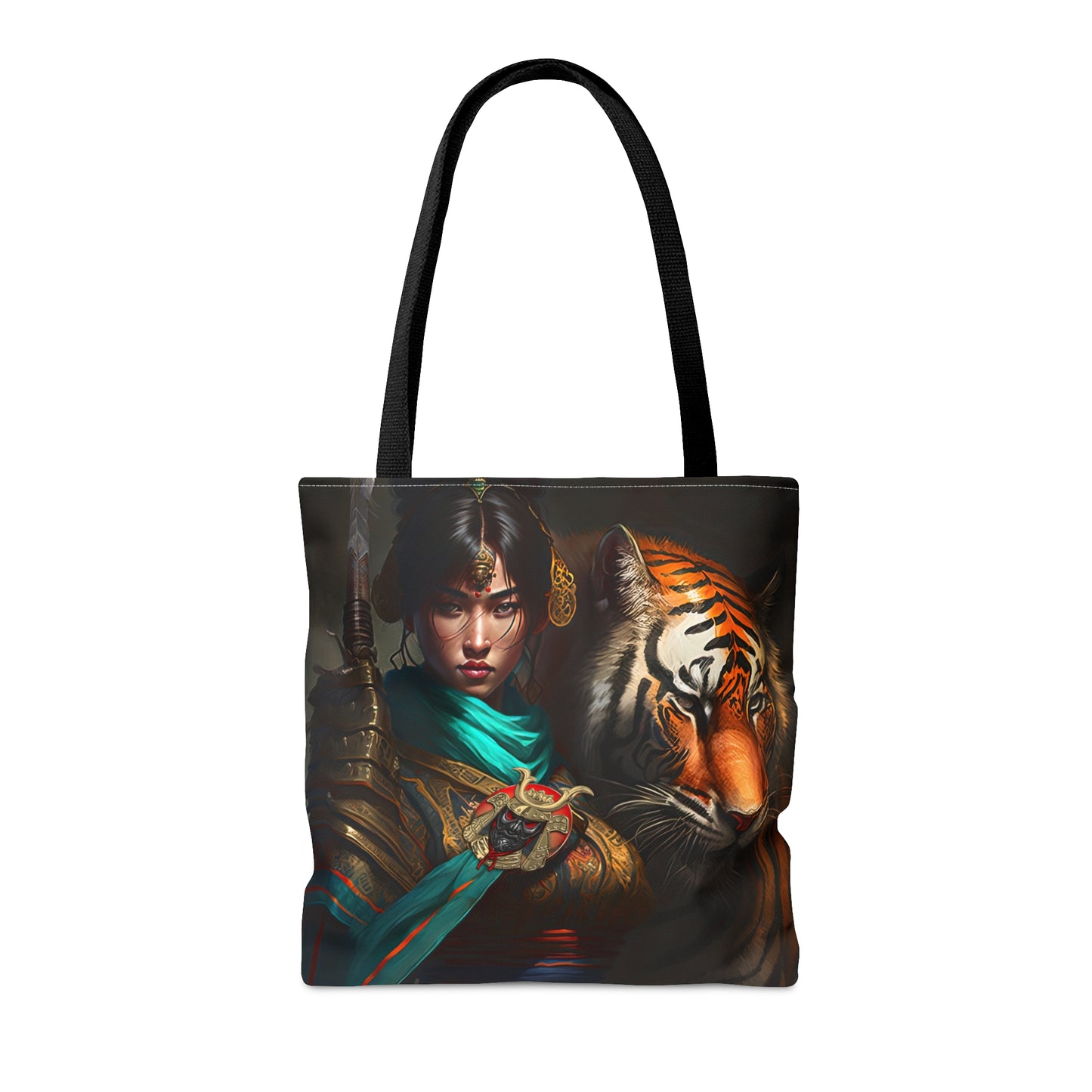 Bengal Tiger Goddess - Artistic Tote Bag