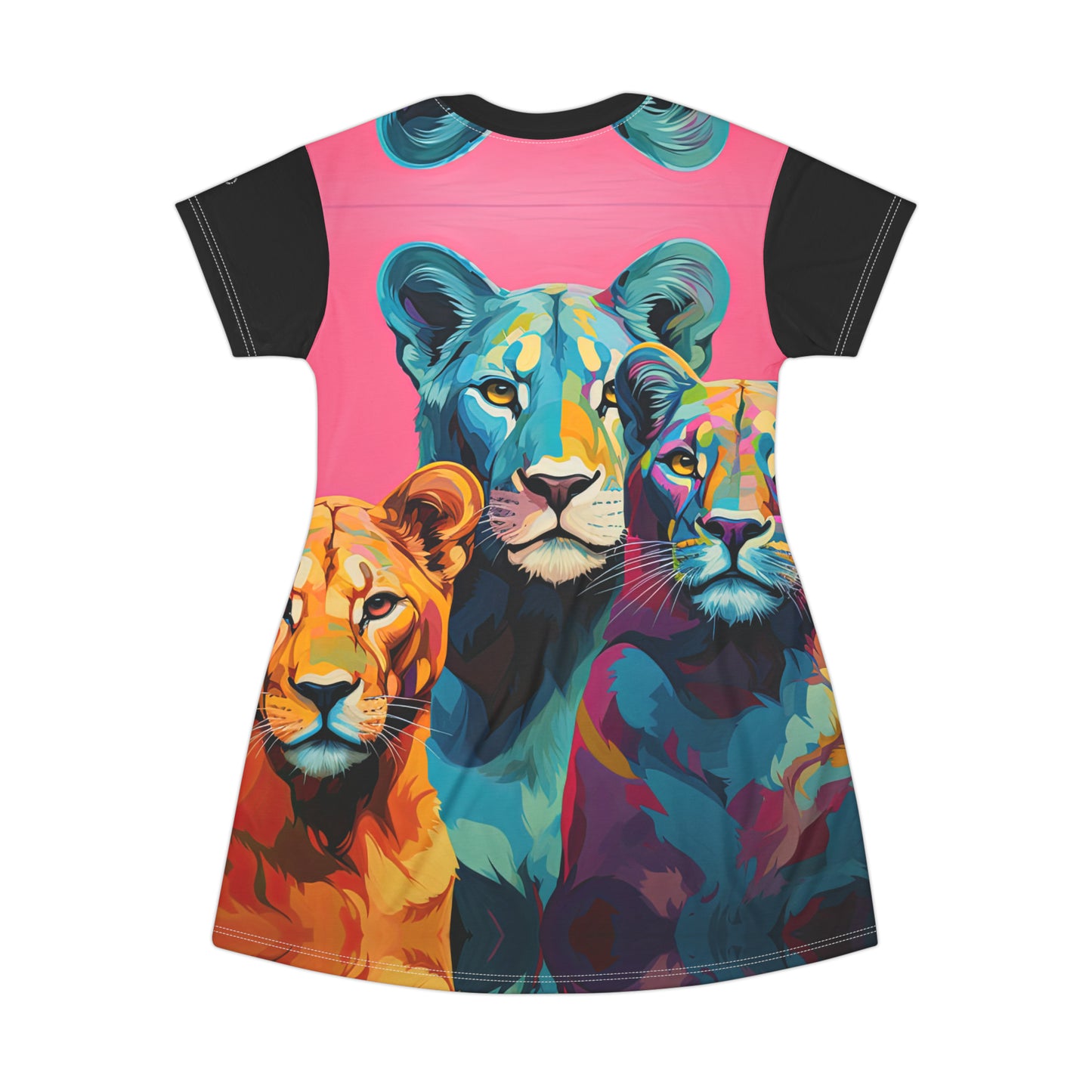 Lion Pride - Artsy T-Shirt Dress