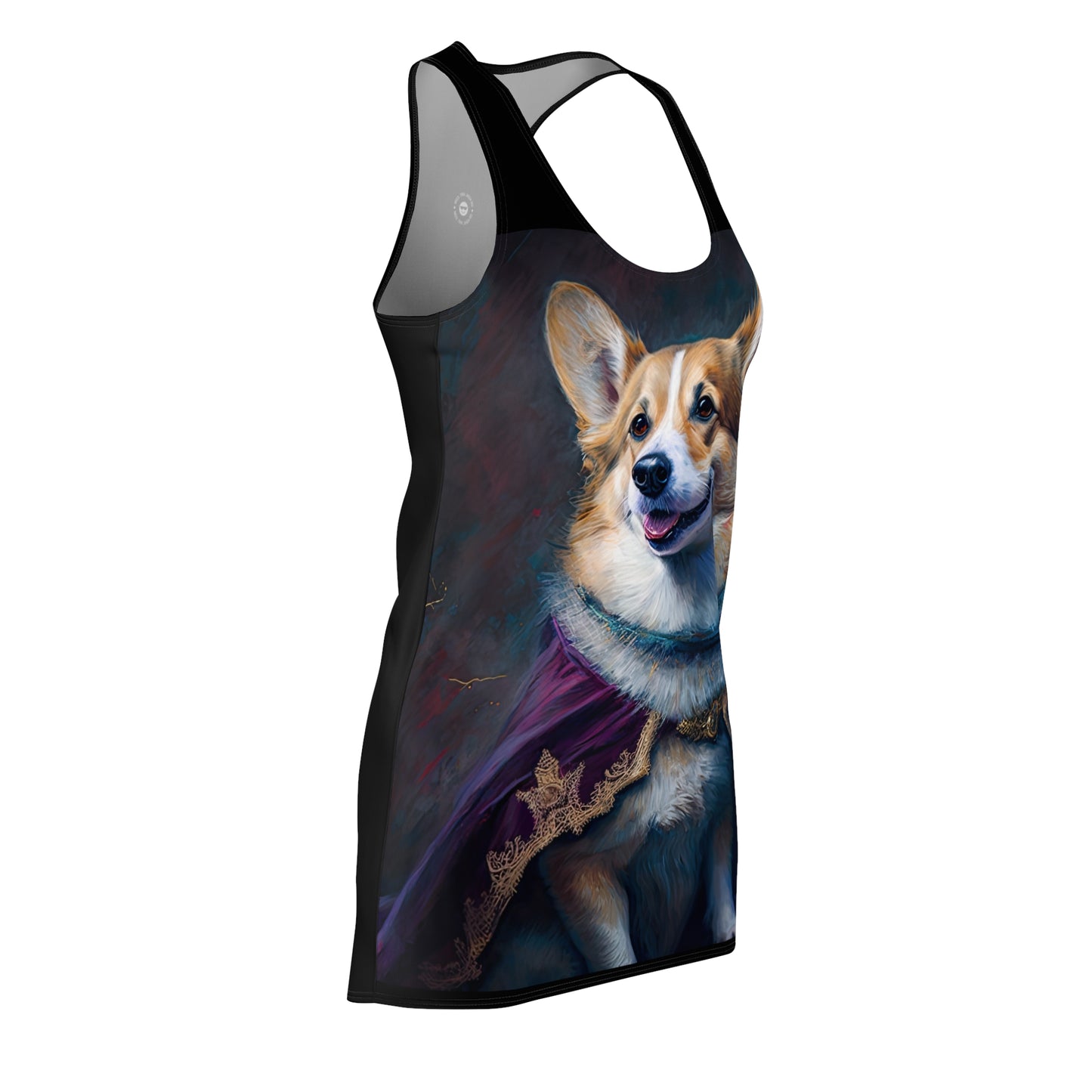 Corgi Royalty - Artistic Racerback Dress