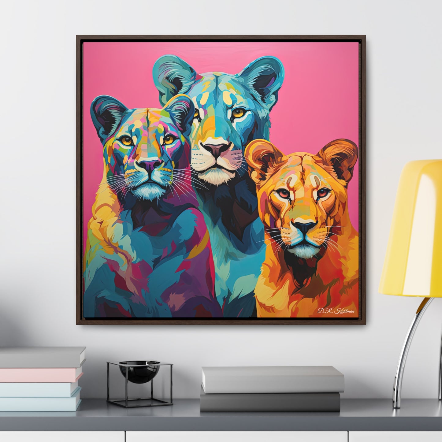 Lion Pride on Canvas