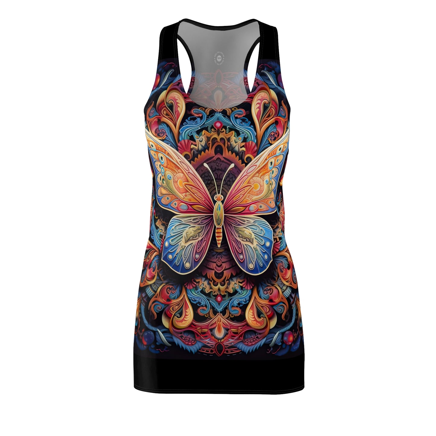 Butterfly Mandala - Artistic Racerback Dress