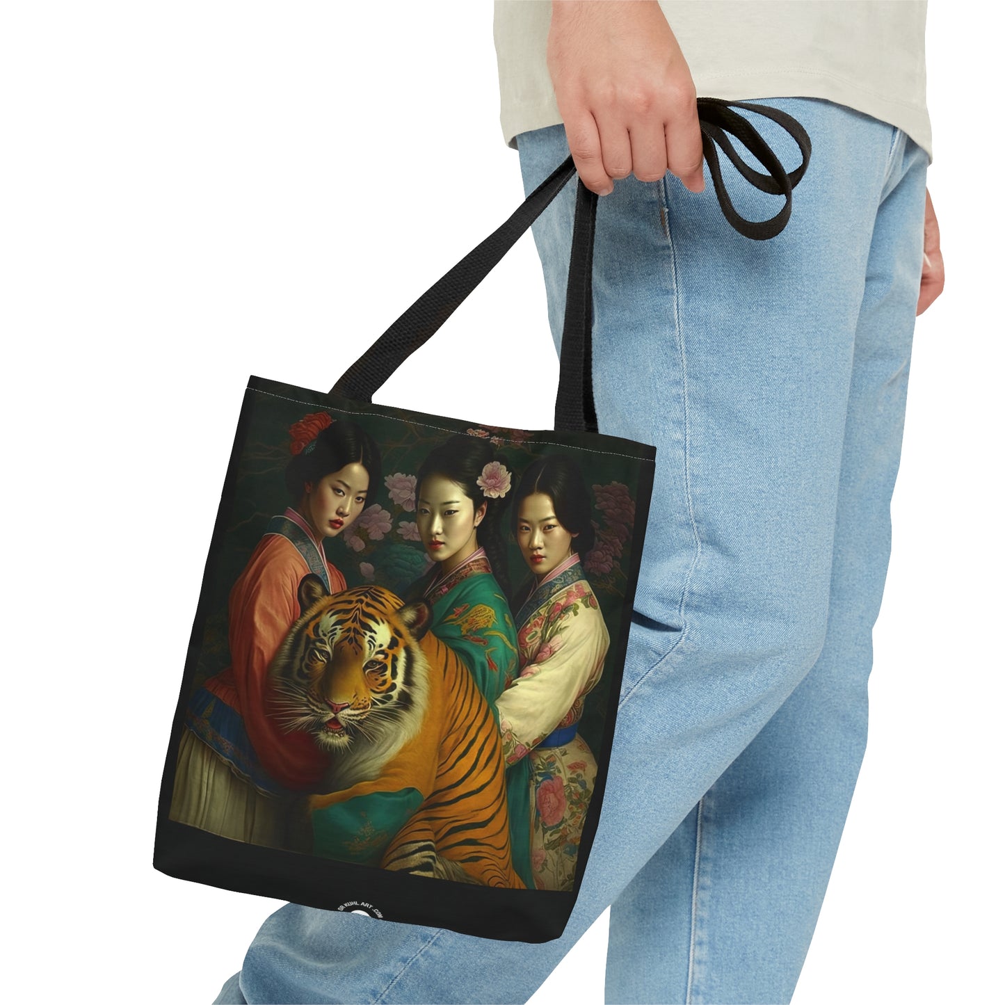 Tiger Girls - Artistic Tote Bag