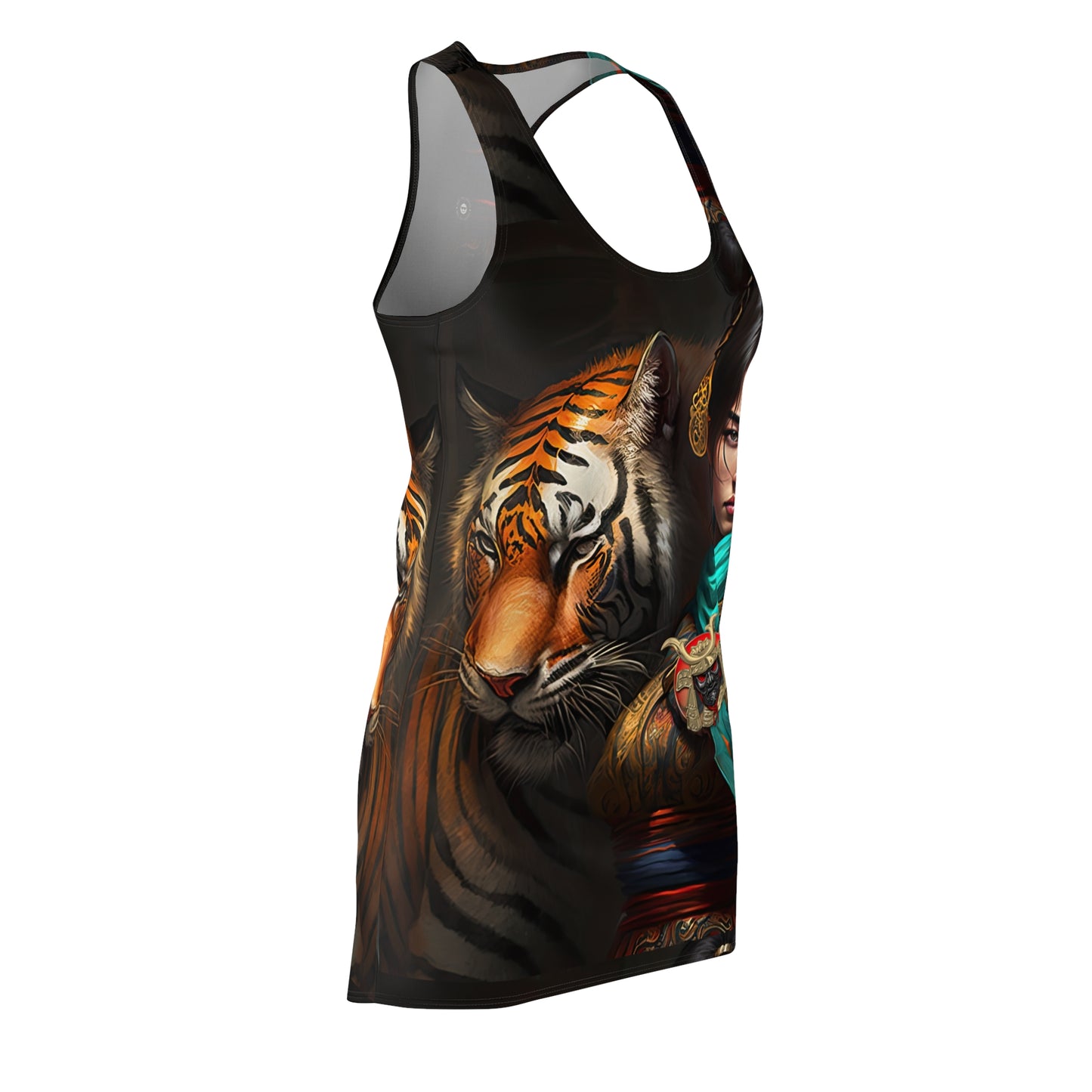 Bengal Tiger Goddess - Artistic Racerback Dress