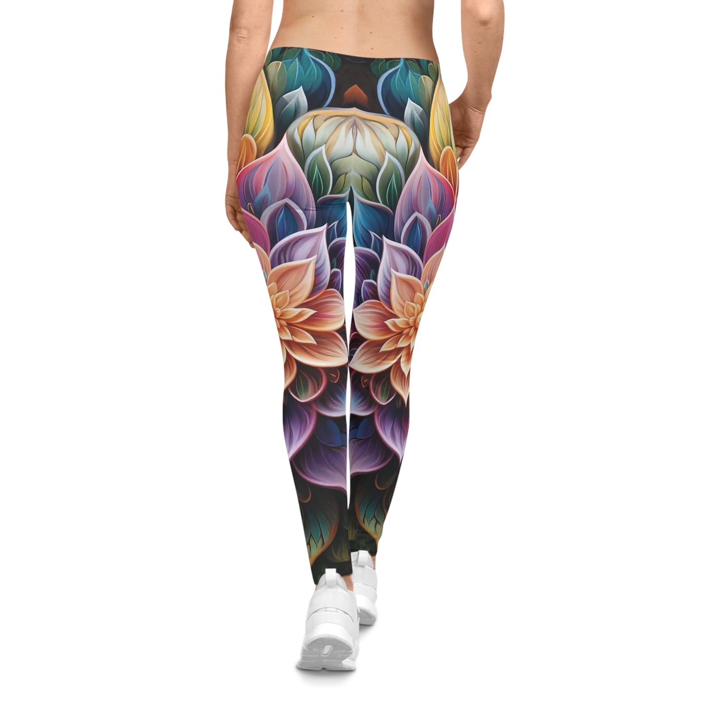 Lotus Mandala - Artistic Leggings