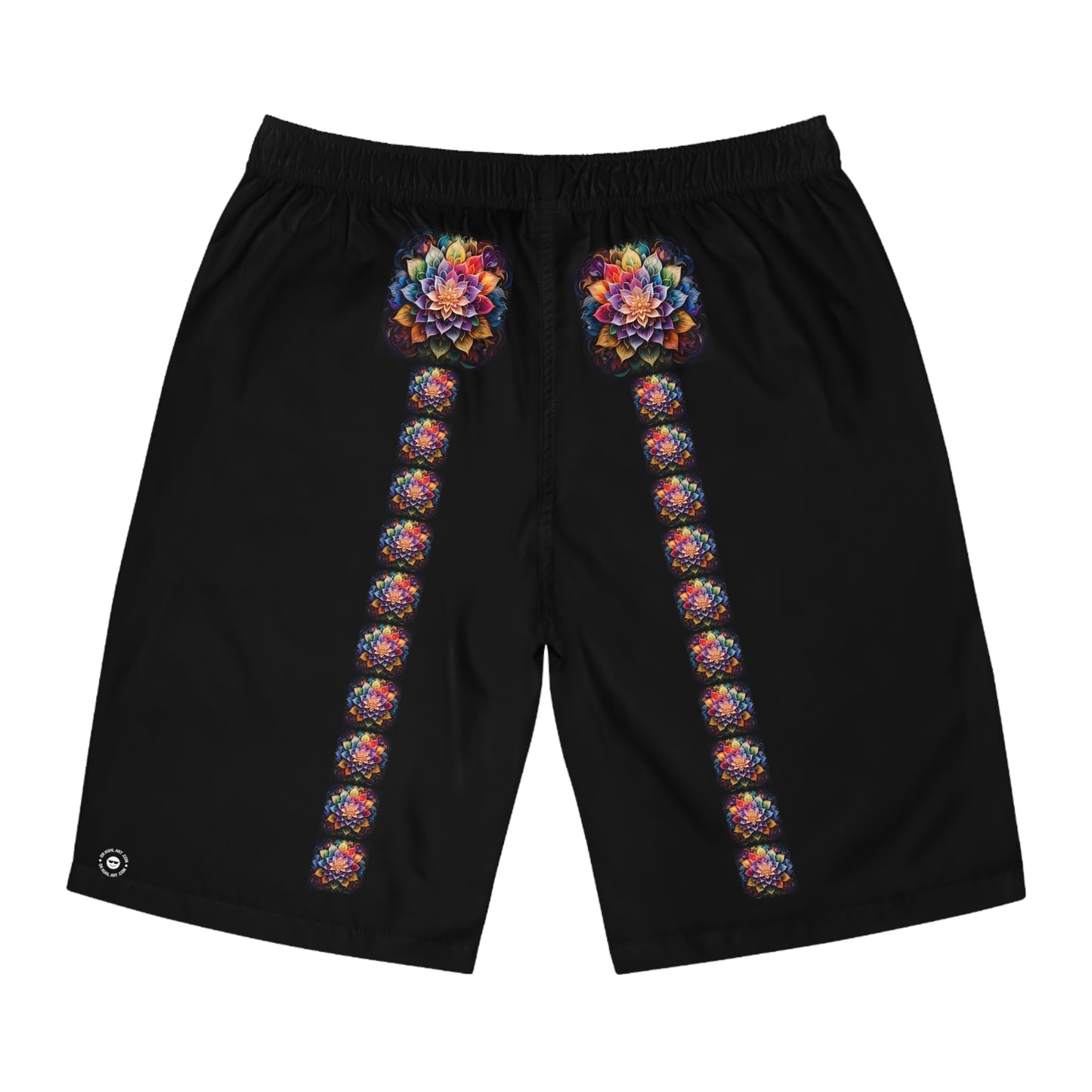 Lotus Mandala Trail - Artistic Board Shorts