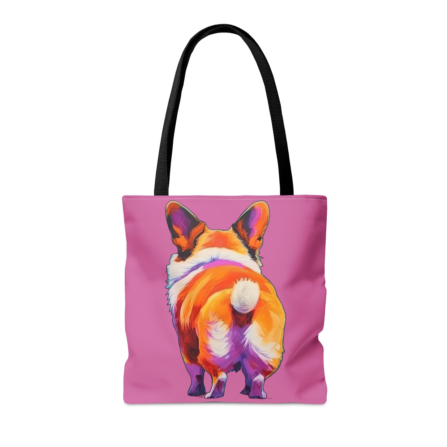 Corgi Butt in Pink - Artistic Tote Bag