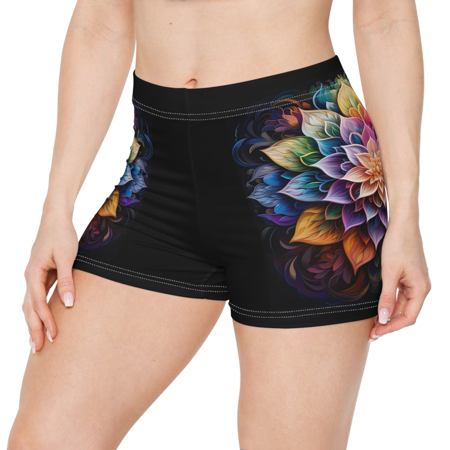 Lotus Mandala - Artistic Shorts