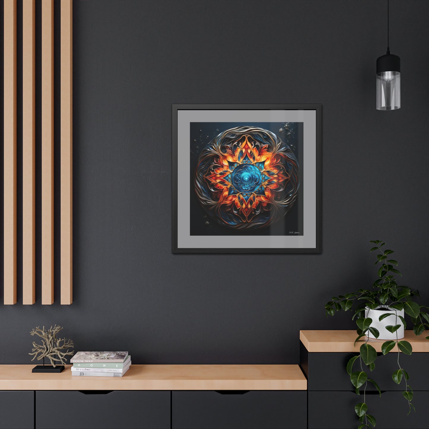 Fire and Ice - Framed Fine Art Print