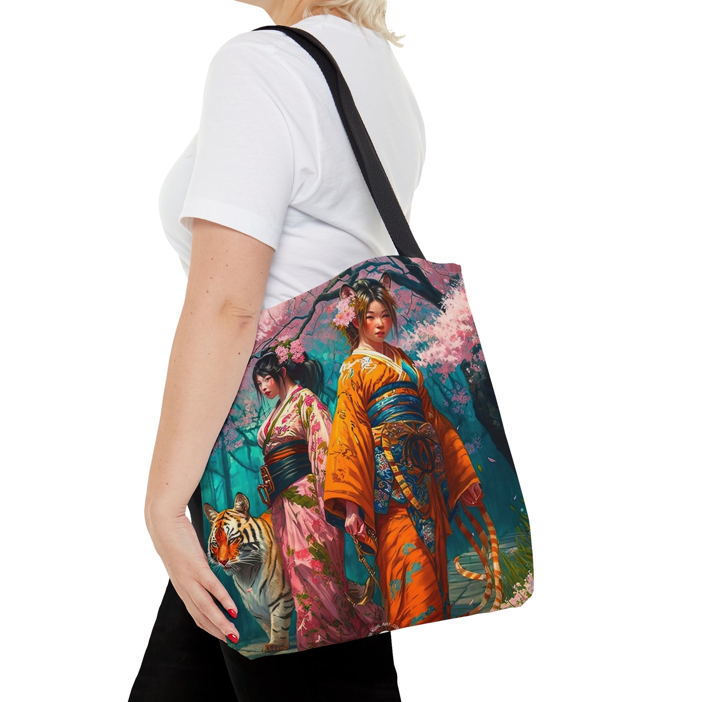 Tiger Geishas - Artistic Tote Bag