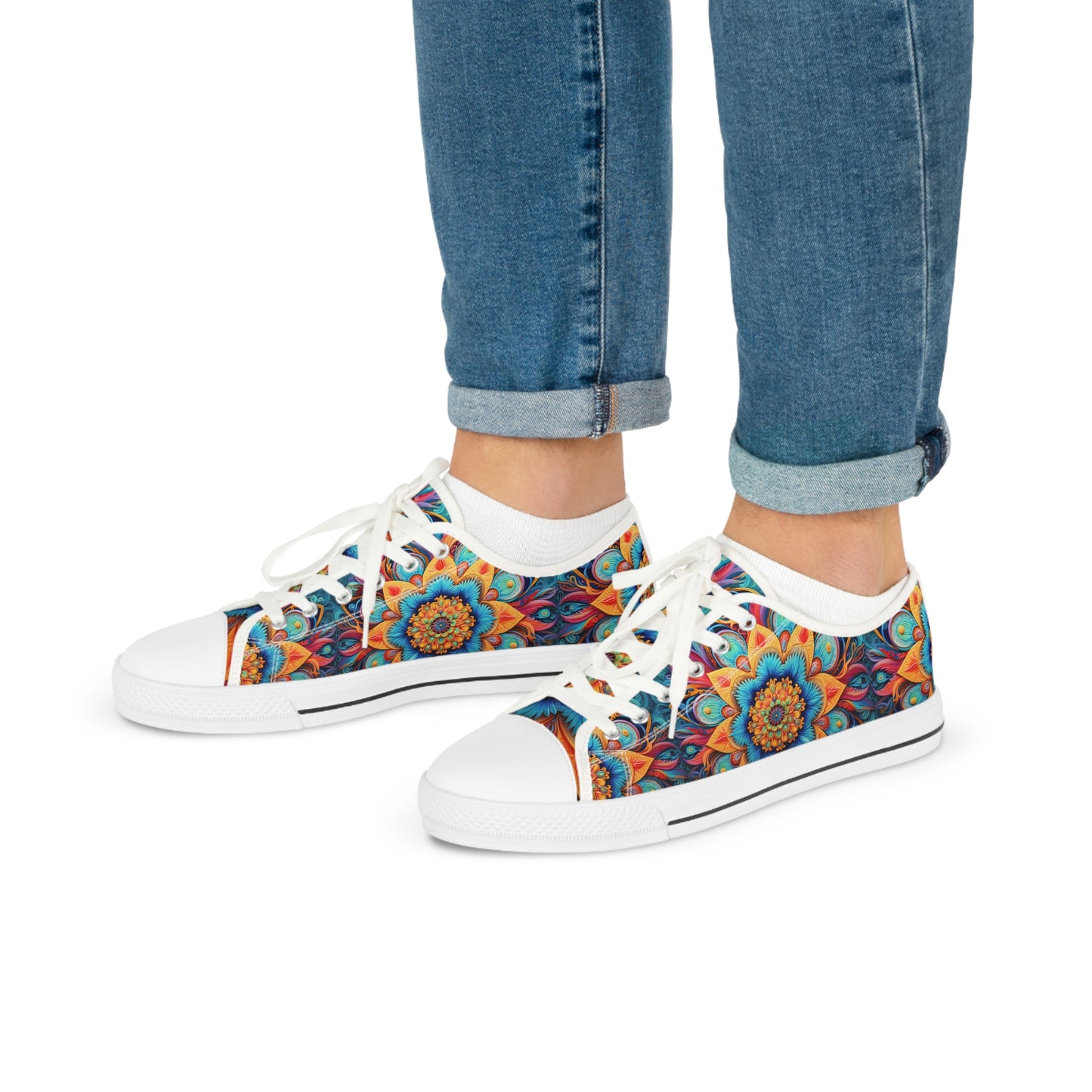 Floral Mandala - Men's Sneakers