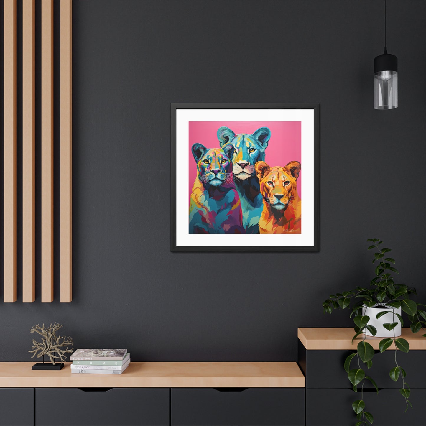 Lion Pride - Framed Fine Art Print