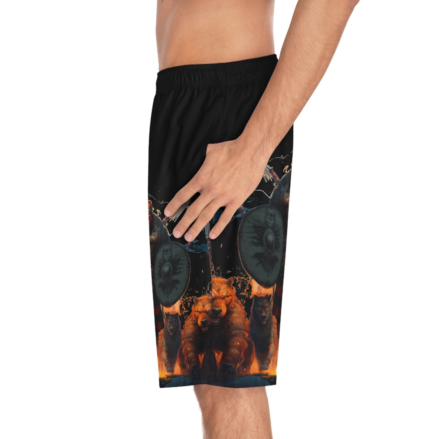 Scottish Battle Dog Pack - Artistic Board Shorts