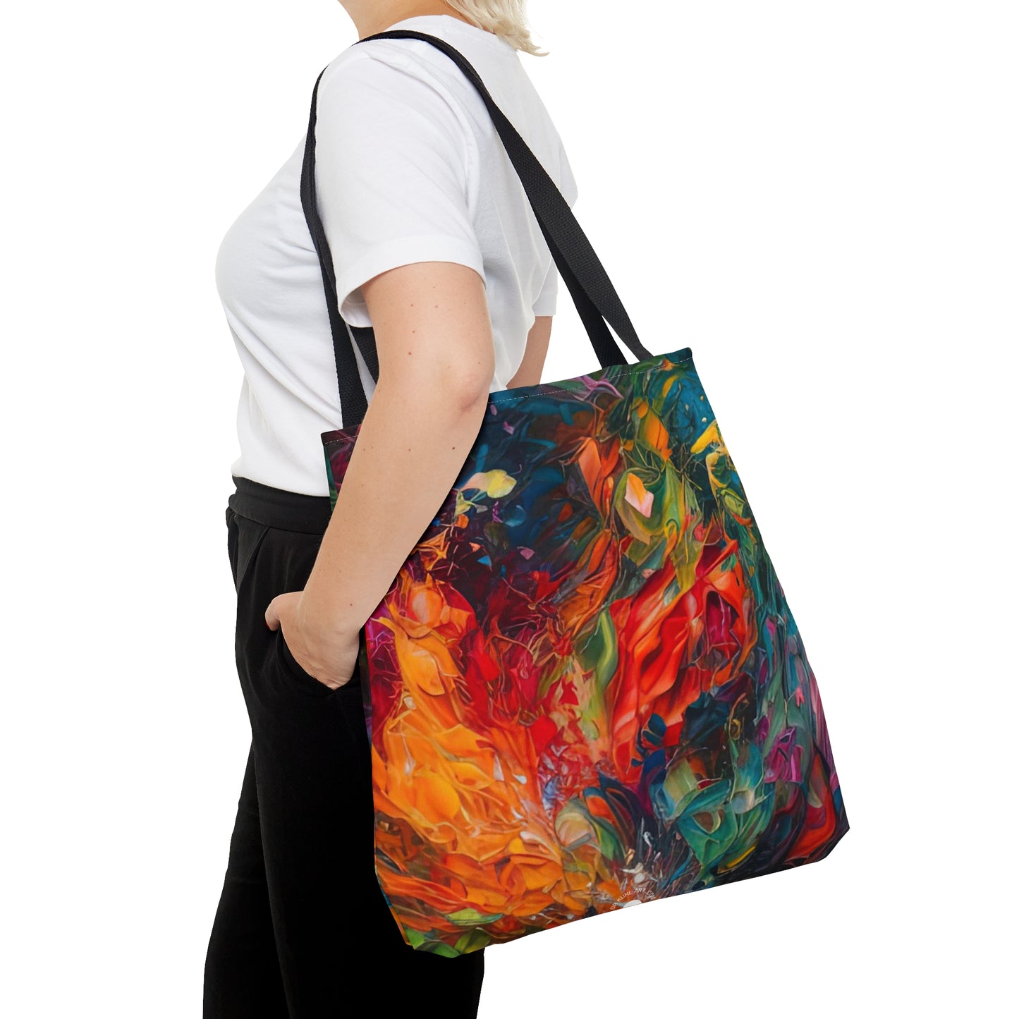 Colorized Dark Energy - Artistic Tote Bag