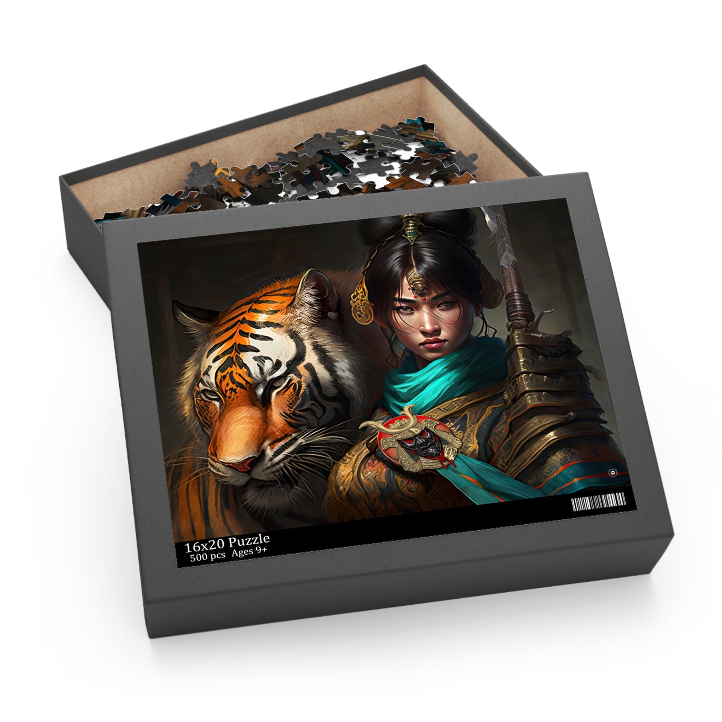 Bengal Tiger Goddess - Jigsaw Puzzle