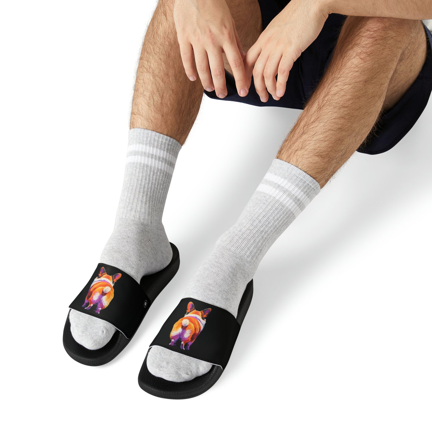 Corgi Butt - Men's Slides