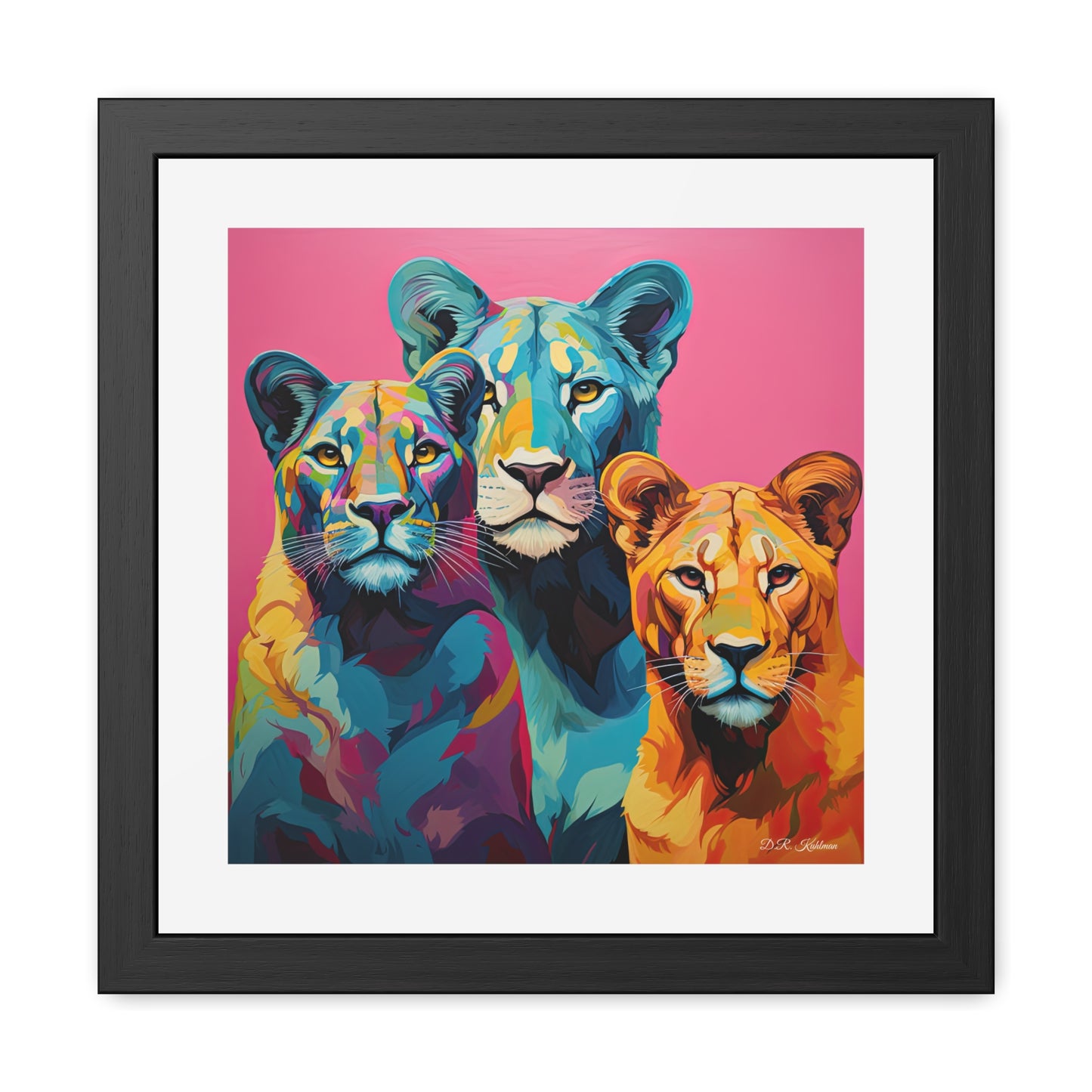 Lion Pride - Framed Fine Art Print