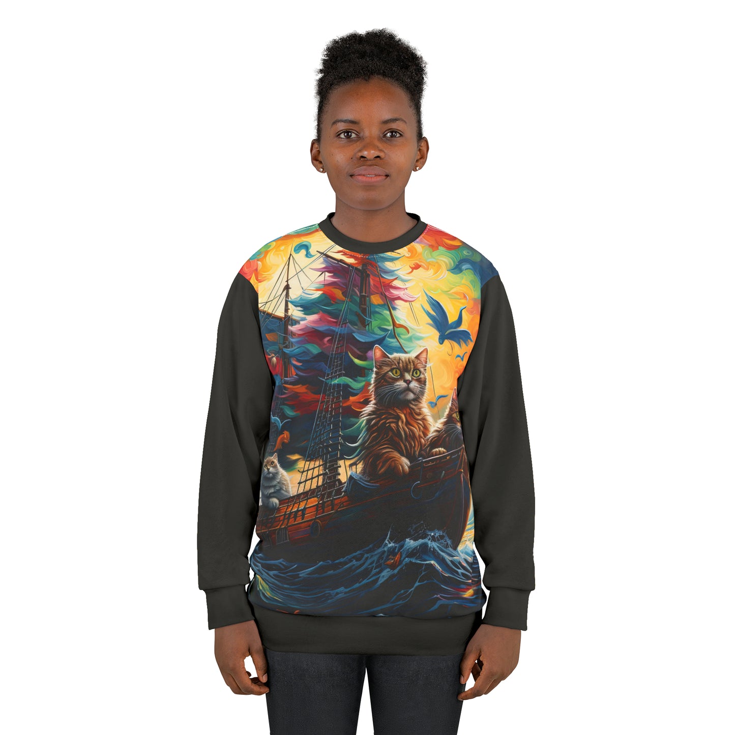 Sea Cats - Artistic Sweatshirt