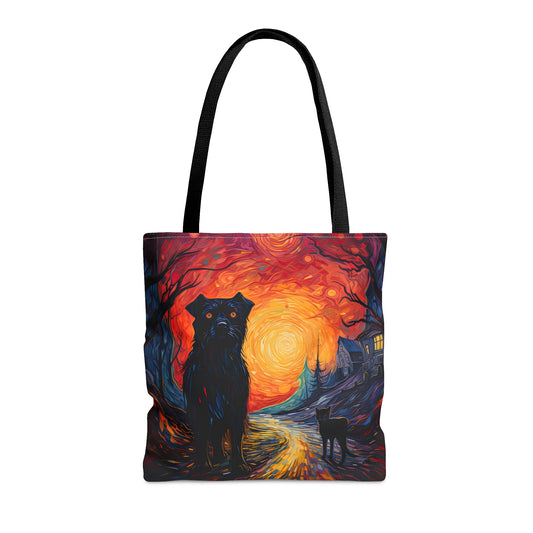 Scary Night - Artistic Tote Bag