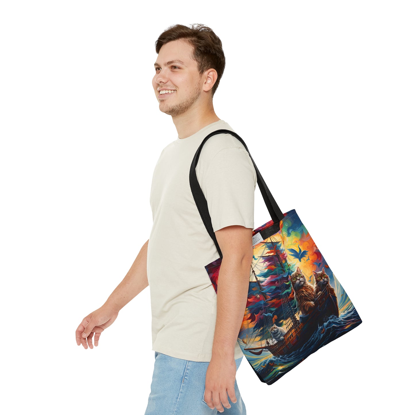 Sea Cats - Artistic Tote Bag