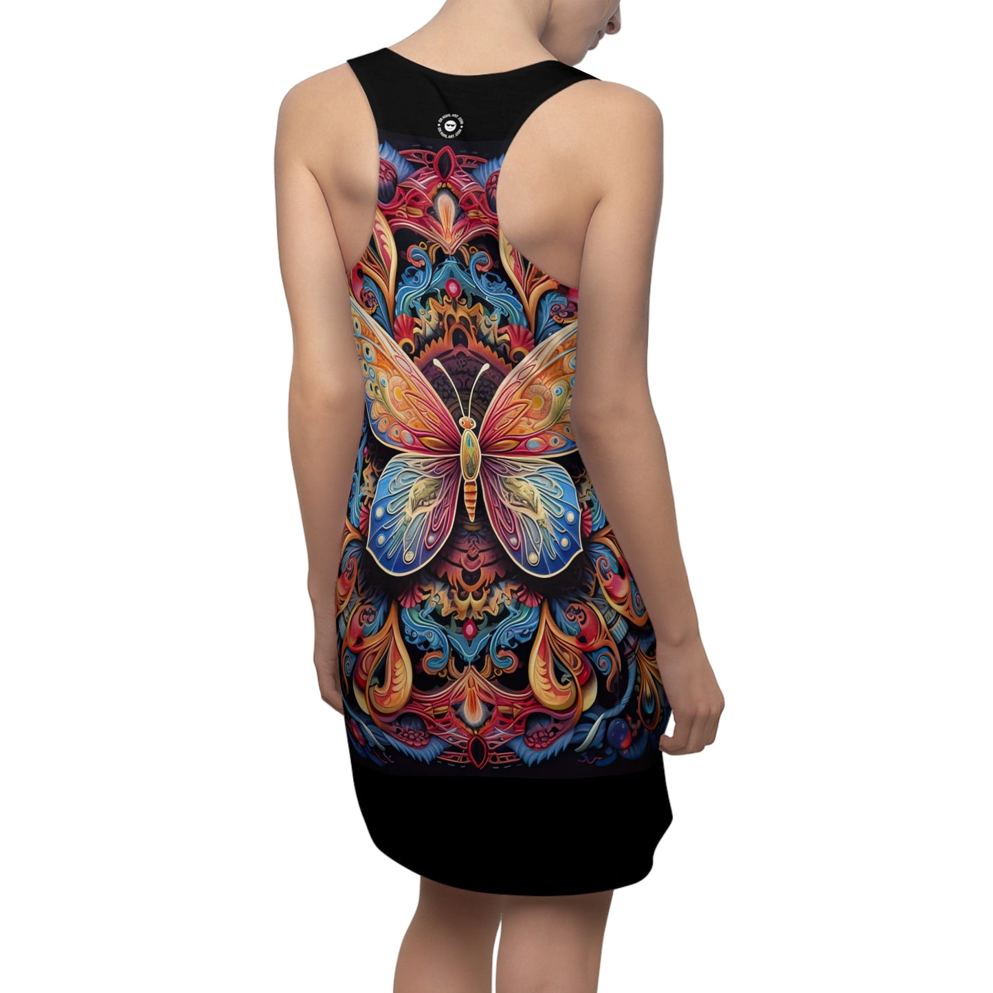 Butterfly Mandala - Artistic Racerback Dress