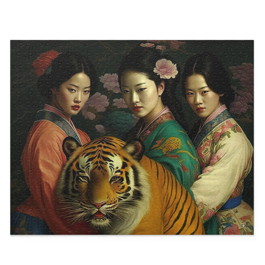 Tiger Girls - Jigsaw Puzzle