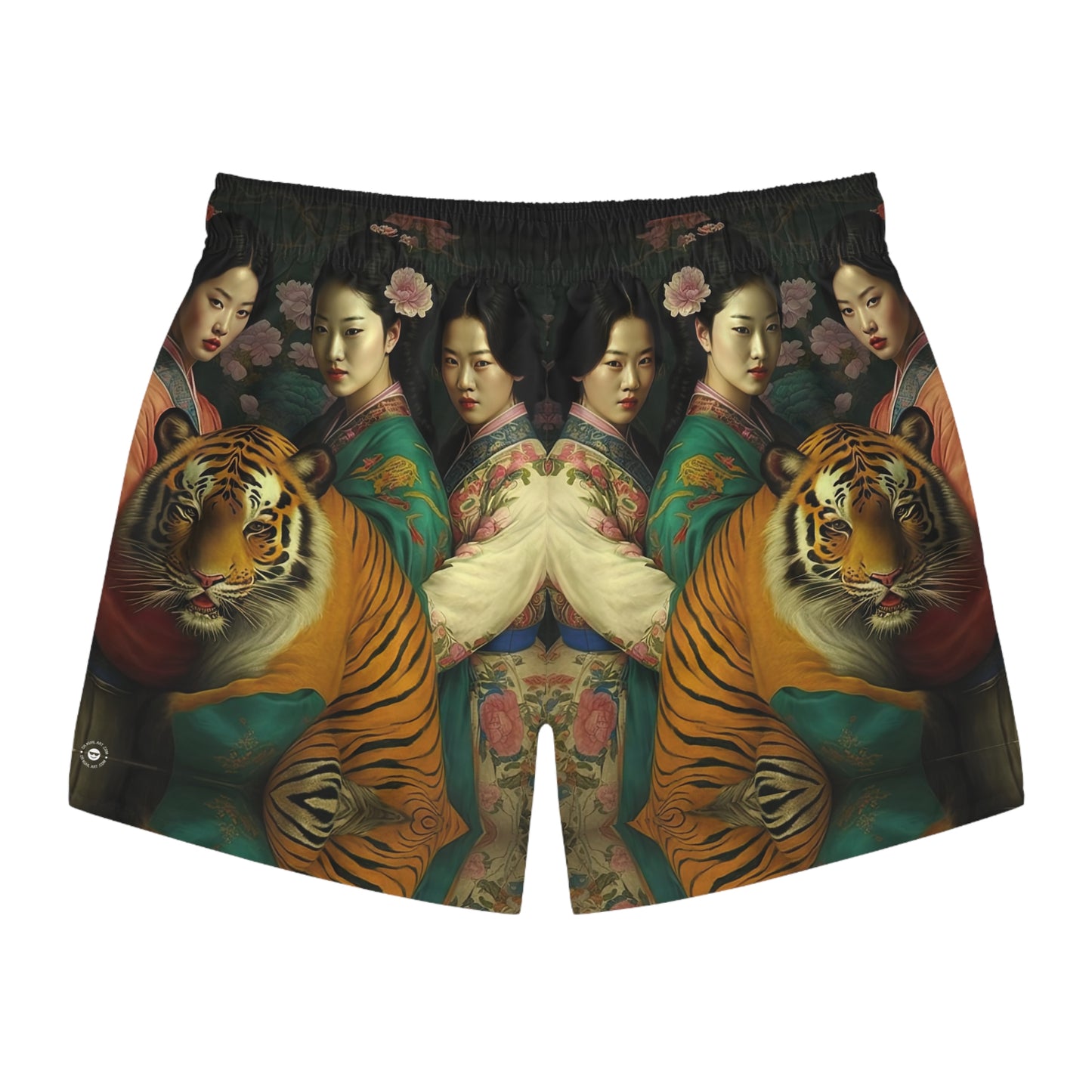 Tiger Girls - Artsy Swim Trunks