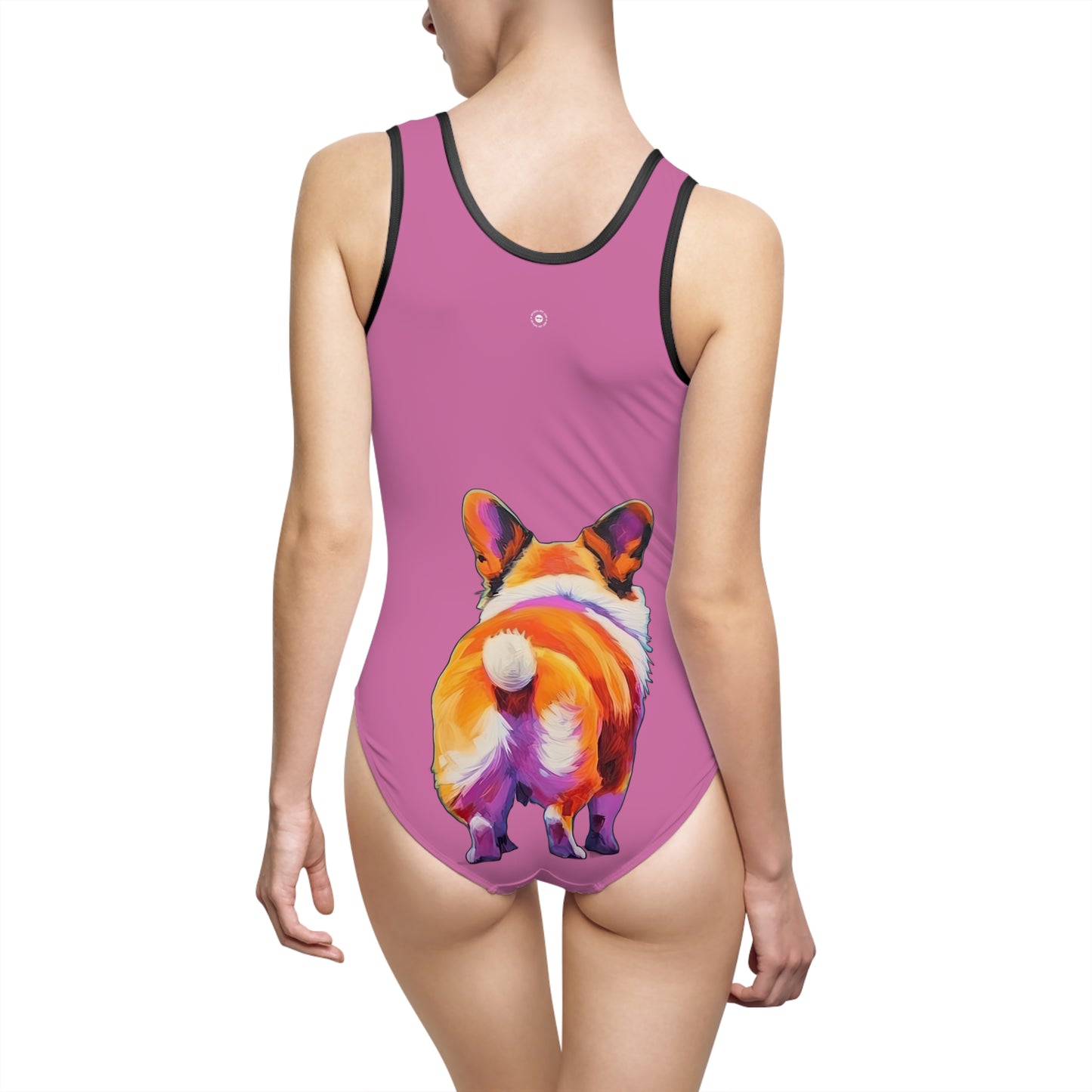 Corgi Butt in Pink - Classic One-Piece