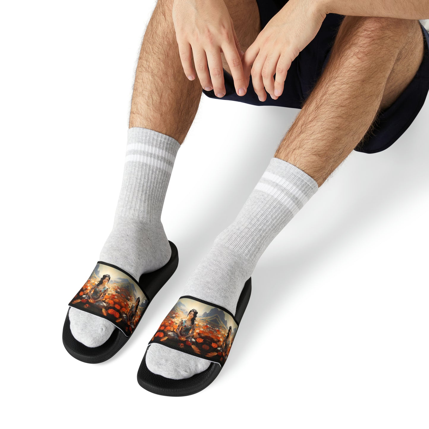 Enlotusment - Men's Slides