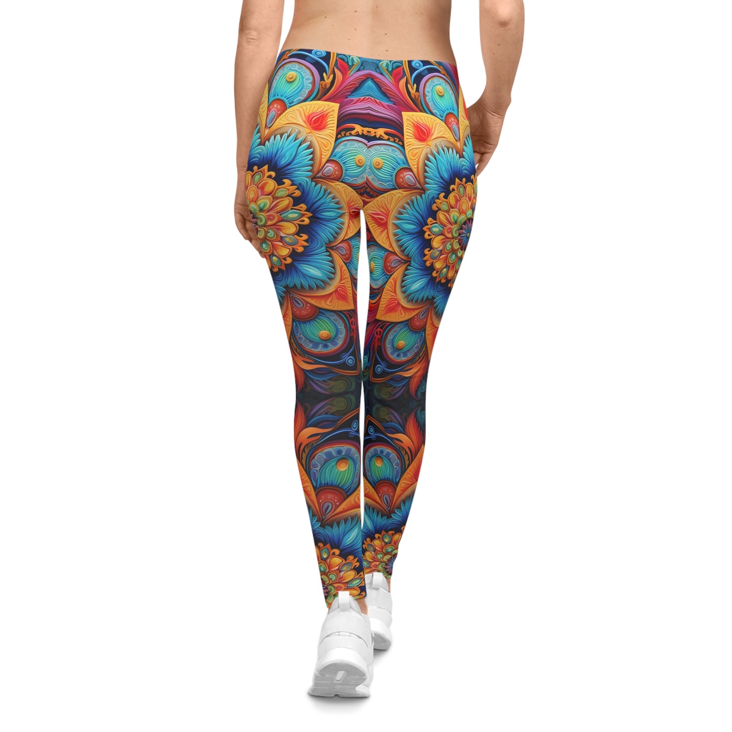 Floral Mandala - Artistic Leggings