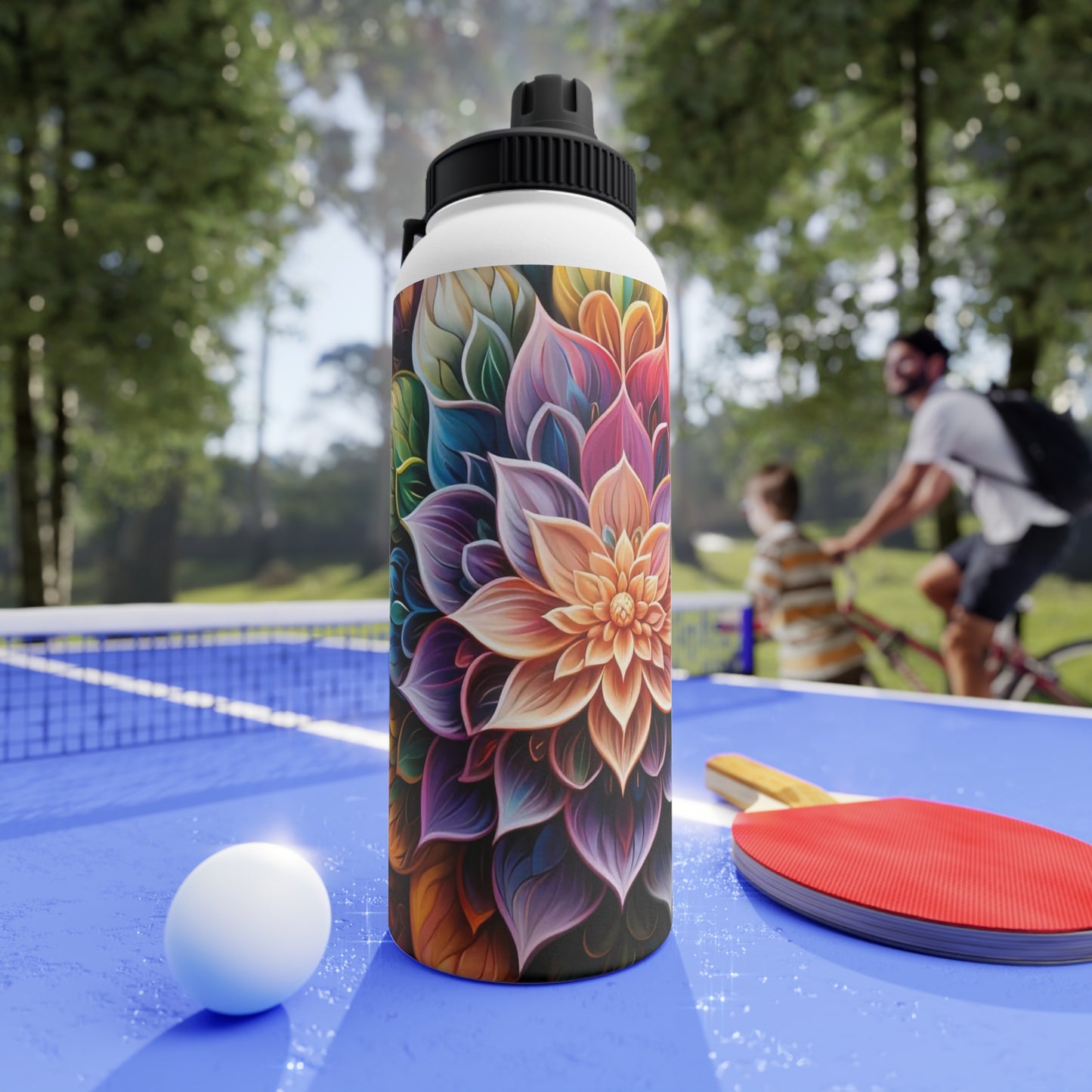 Lotus Mandala - Water Bottle