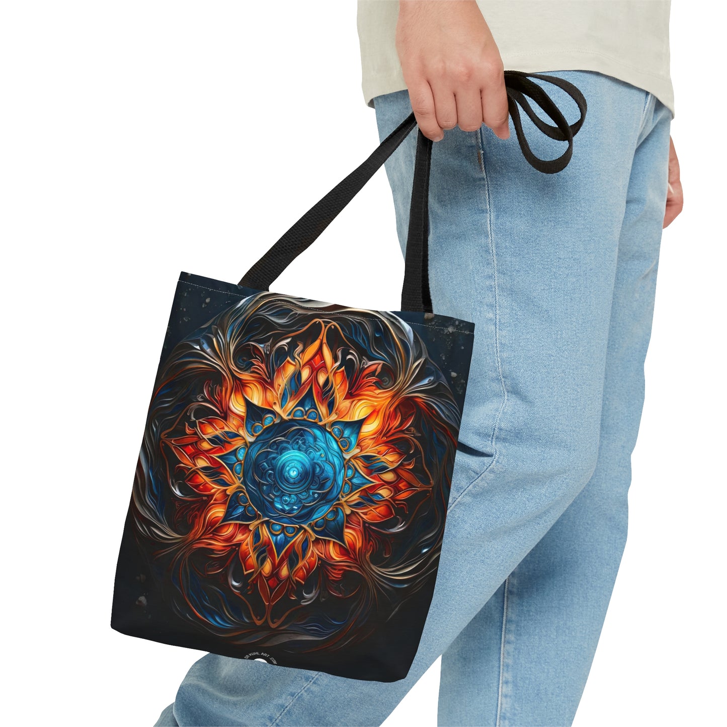 Fire and Ice - Artistic Tote Bag