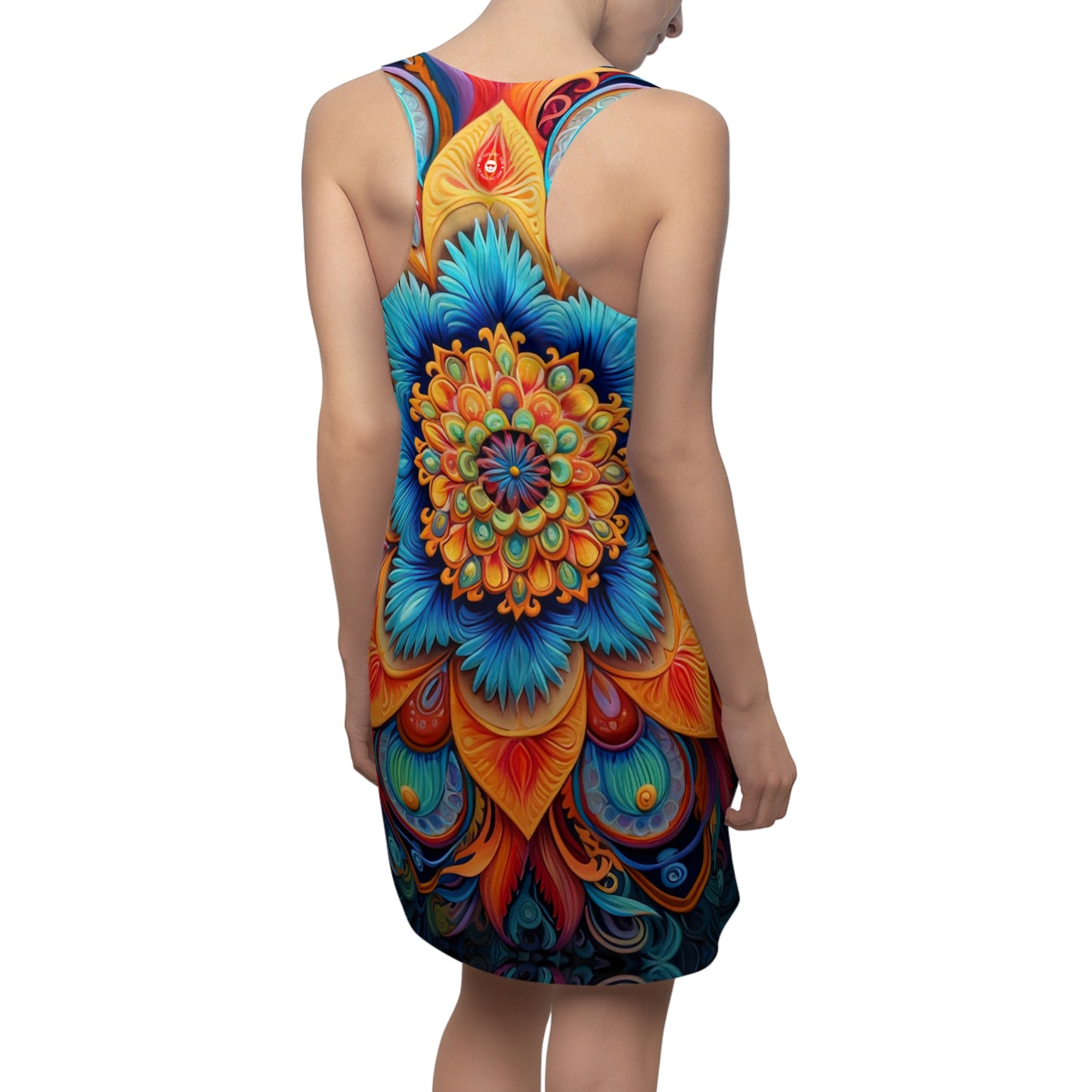 Floral Mandala - Artistic Racerback Dress