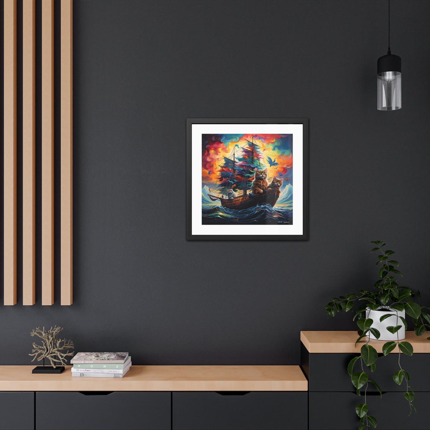 Sea Cats - Framed Fine Art Print