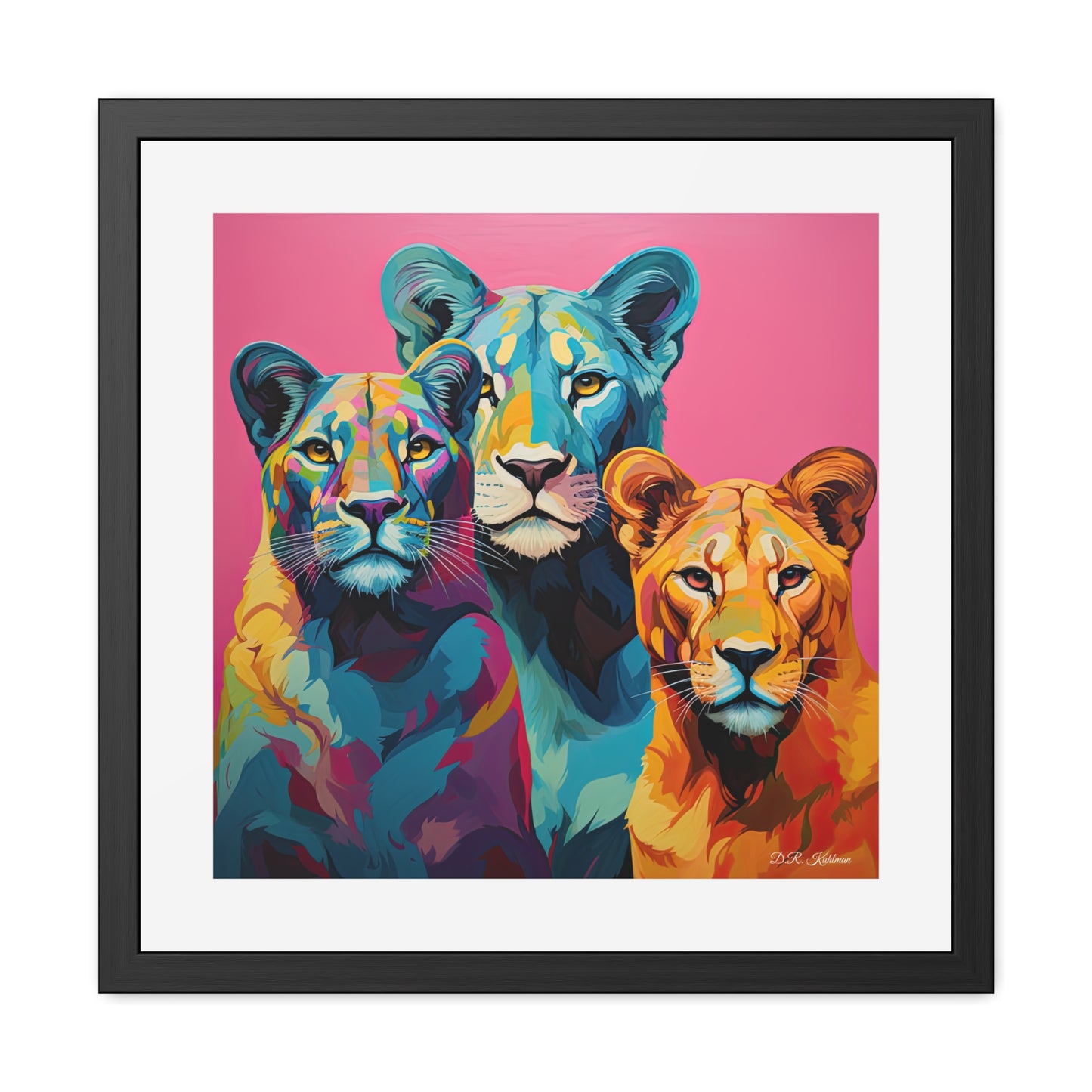 Lion Pride - Framed Fine Art Print