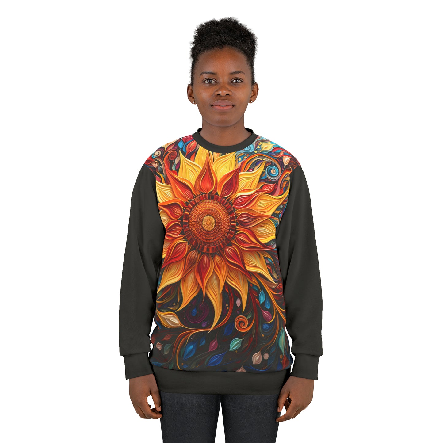 Blustery Blossom - Artistic Sweatshirt