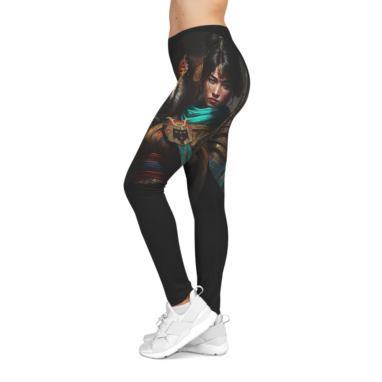 Bengal Tiger Goddess - Artistic Leggings