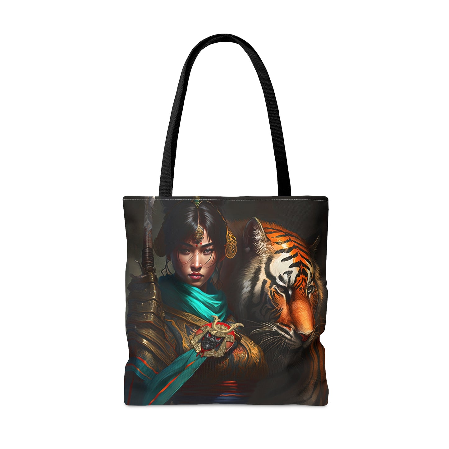 Bengal Tiger Goddess - Artistic Tote Bag